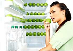 sample menu for the diet favorite