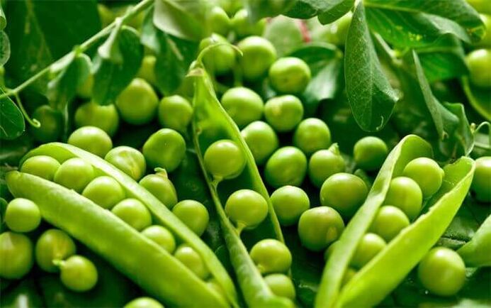 In case of pancreatitis, you can add green peas to the menu